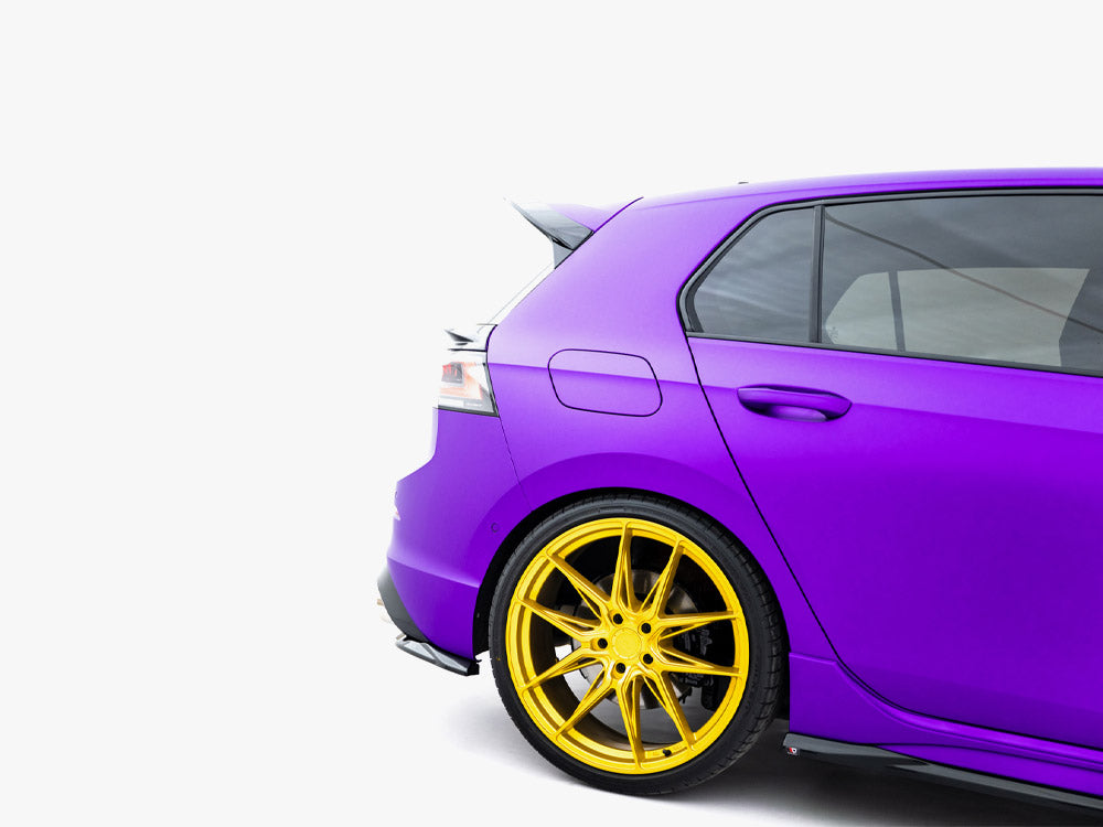 Maxton Design - Aftermarket  Rear Side Splitters V.8 Volkswagen Golf R Mk8 / Mk8 Facelift