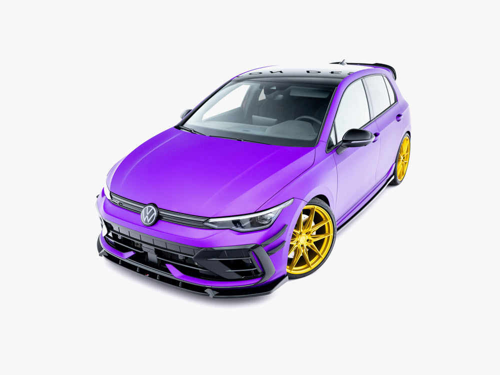 Maxton Design - Aftermarket  Front Splitter V.3 Volkswagen Golf R Mk8 Facelift