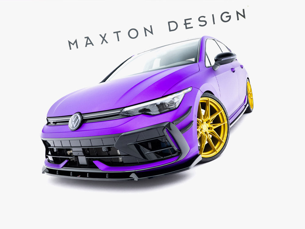 Maxton Design - Aftermarket  Front Splitter V.3 Volkswagen Golf R Mk8 Facelift
