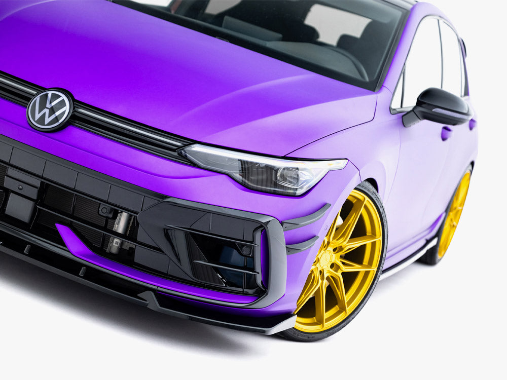 Maxton Design - Aftermarket  Front Splitter V.3 Volkswagen Golf R Mk8 Facelift