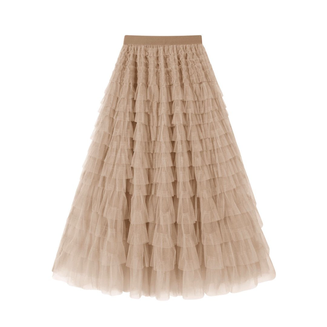 Mesh Cake Skirt