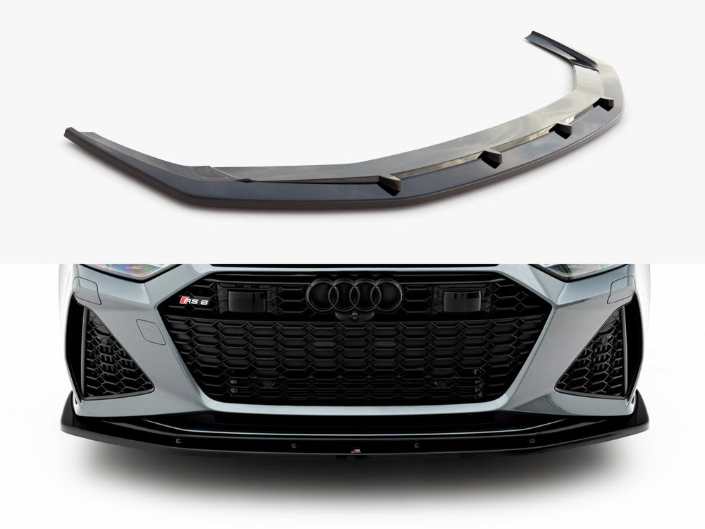 Maxton Design - Aftermarket  FRONT SPLITTER V2 AUDI RS6 C8 / C8 Facelift
