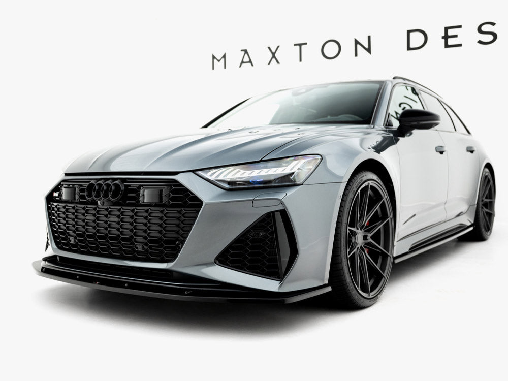 Maxton Design - Aftermarket  FRONT SPLITTER V2 AUDI RS6 C8 / C8 Facelift