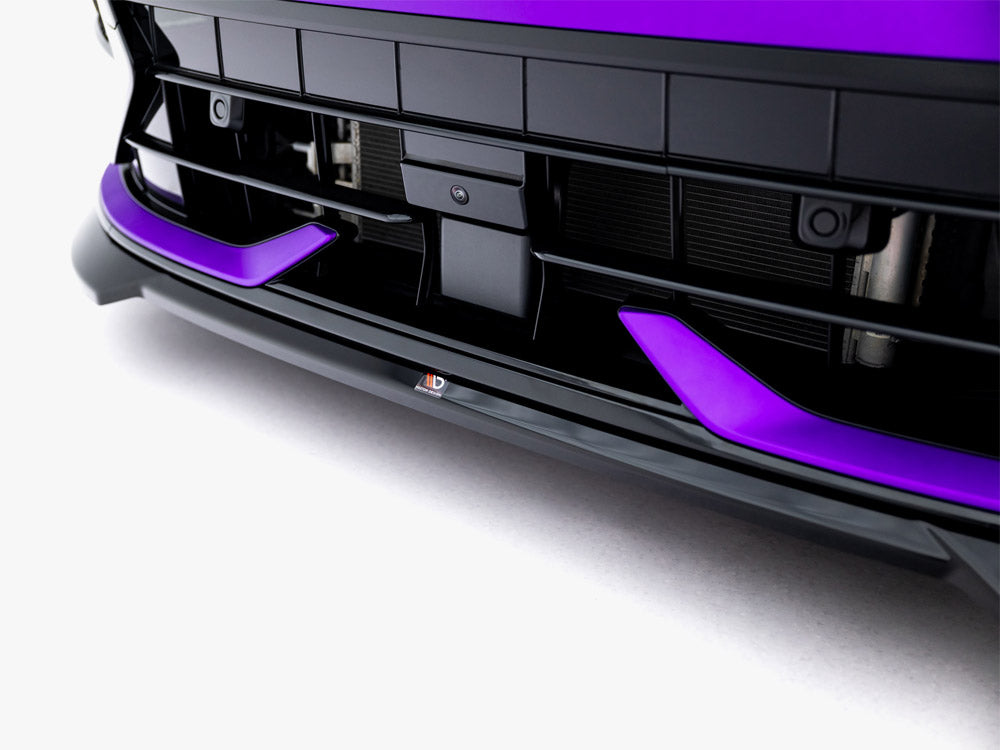 Maxton Design - Aftermarket  Front Splitter V.4 Volkswagen Golf R Mk8 Facelift