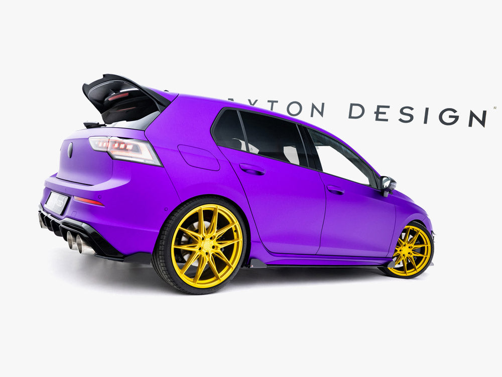 Maxton Design - Aftermarket  Street PRO Side Skirts Diffusers + Flaps Volkswagen Golf R Mk8 / Mk8 Facelift