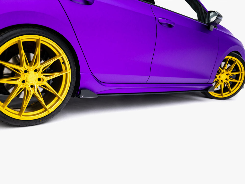 Maxton Design - Aftermarket  Street PRO Side Skirts Diffusers + Flaps Volkswagen Golf R Mk8 / Mk8 Facelift