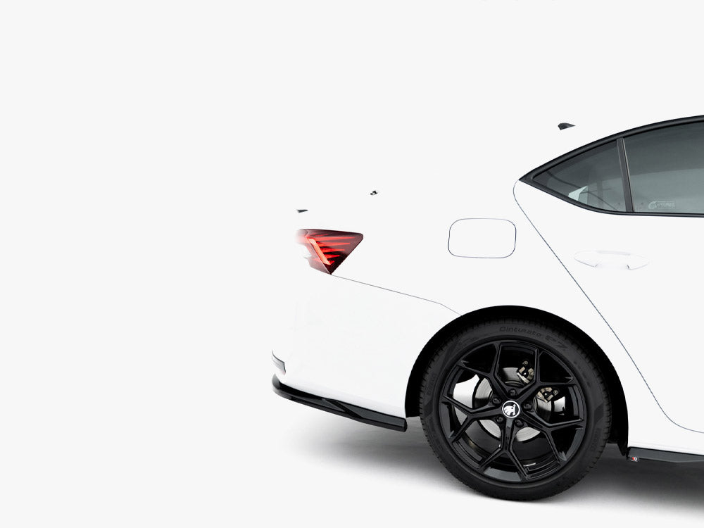 Maxton Design - Aftermarket  Rear Side Splitters Skoda Octavia Sportline Liftback / Estate Mk4 Facelift