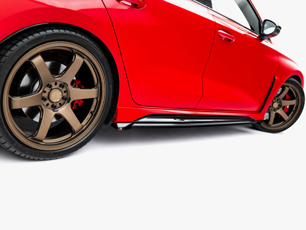 Maxton Design - Aftermarket  Side Skirts Diffusers V.1 Audi RS3 Sedan 8Y / 8Y Facelift