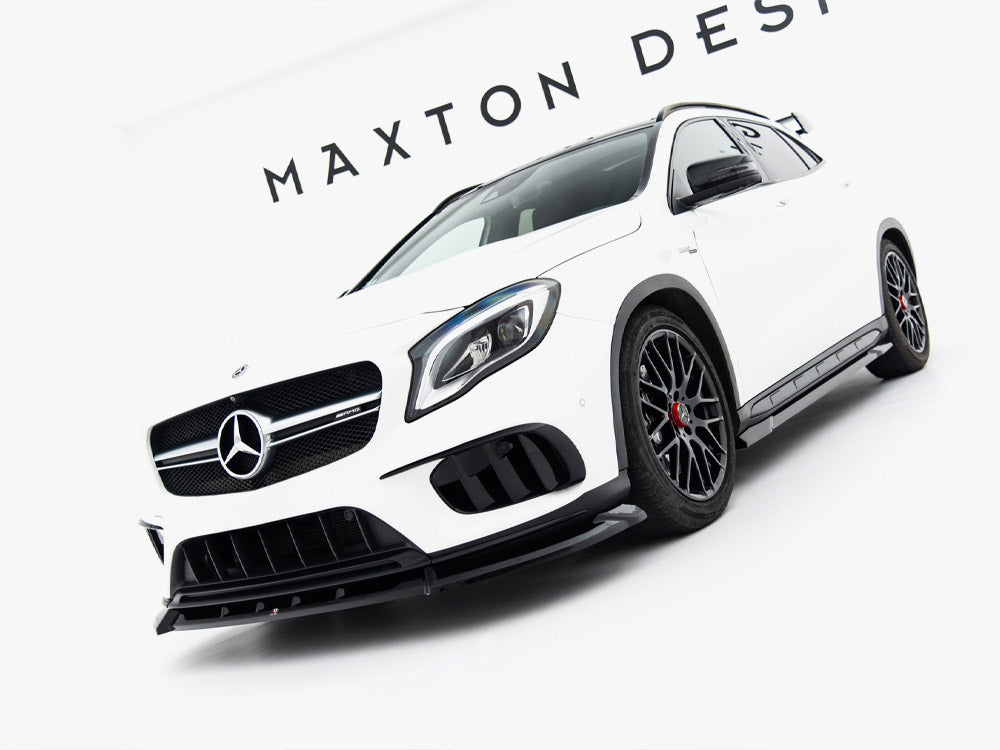 Maxton Design - Aftermarket  Front Splitter Mercedes-Benz GLA 45 AMG X156 Facelift