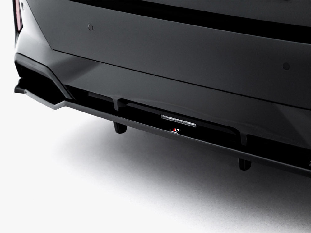 Maxton Design - Aftermarket  Rear Splitter (with Vertical Bars) compatible with V.2 BMW 5 / i5 M-Pack Sedan / Touring G60 / G61