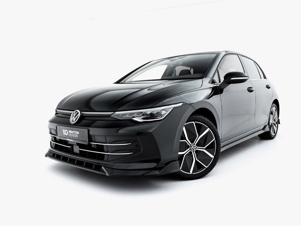 Maxton Design - Aftermarket  Front Splitter V.1 Volkswagen Golf Mk8 Facelift