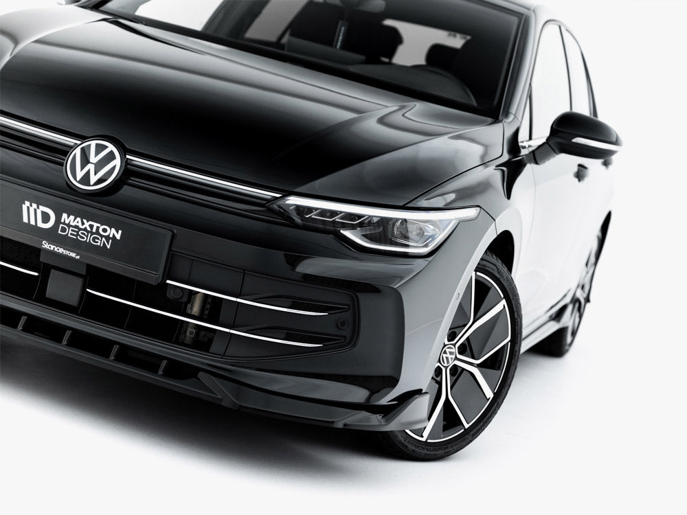 Maxton Design - Aftermarket  Front Splitter V.1 Volkswagen Golf Mk8 Facelift