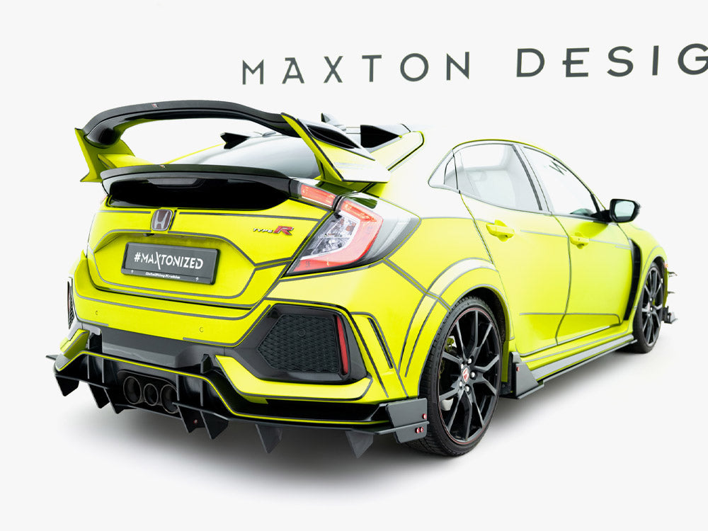 Maxton Design - Aftermarket  Street PRO Rear Diffuser Honda Civic Type-R Mk10 / Mk10 Facelift