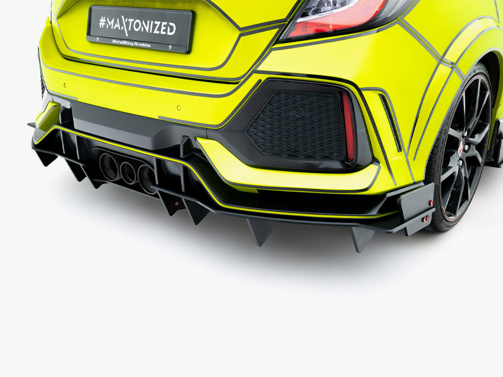 Maxton Design - Aftermarket  Street PRO Rear Diffuser Honda Civic Type-R Mk10 / Mk10 Facelift