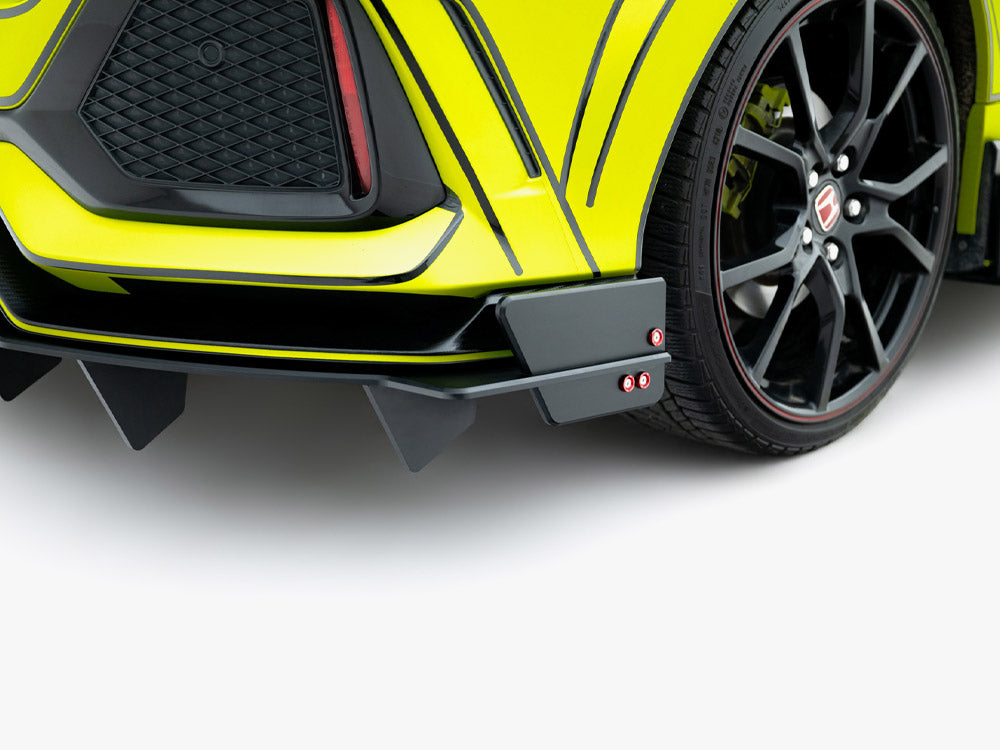 Maxton Design - Aftermarket  Street PRO Rear Diffuser Honda Civic Type-R Mk10 / Mk10 Facelift