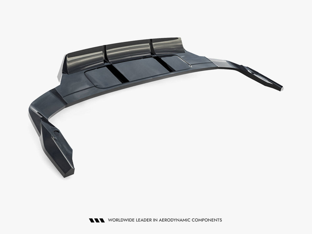 Maxton Design - Aftermarket  Rear Splitter (Vertical Bars) Audi Q7 S-Line Mk2 Facelift 2