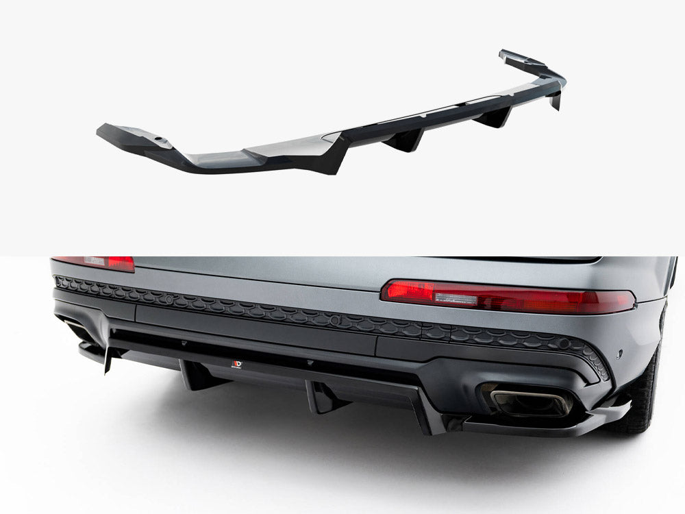 Maxton Design - Aftermarket  Rear Splitter (Vertical Bars) Audi Q7 S-Line Mk2 Facelift 2