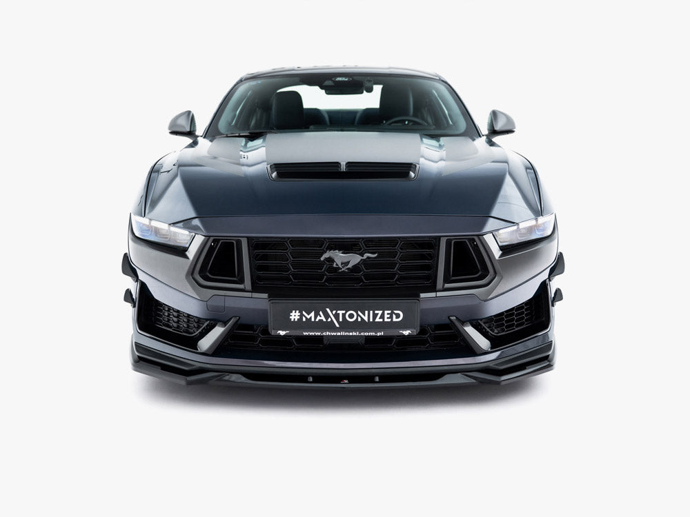 Maxton Design - Aftermarket  Front Splitter V.2 Ford Mustang Dark Horse Mk7