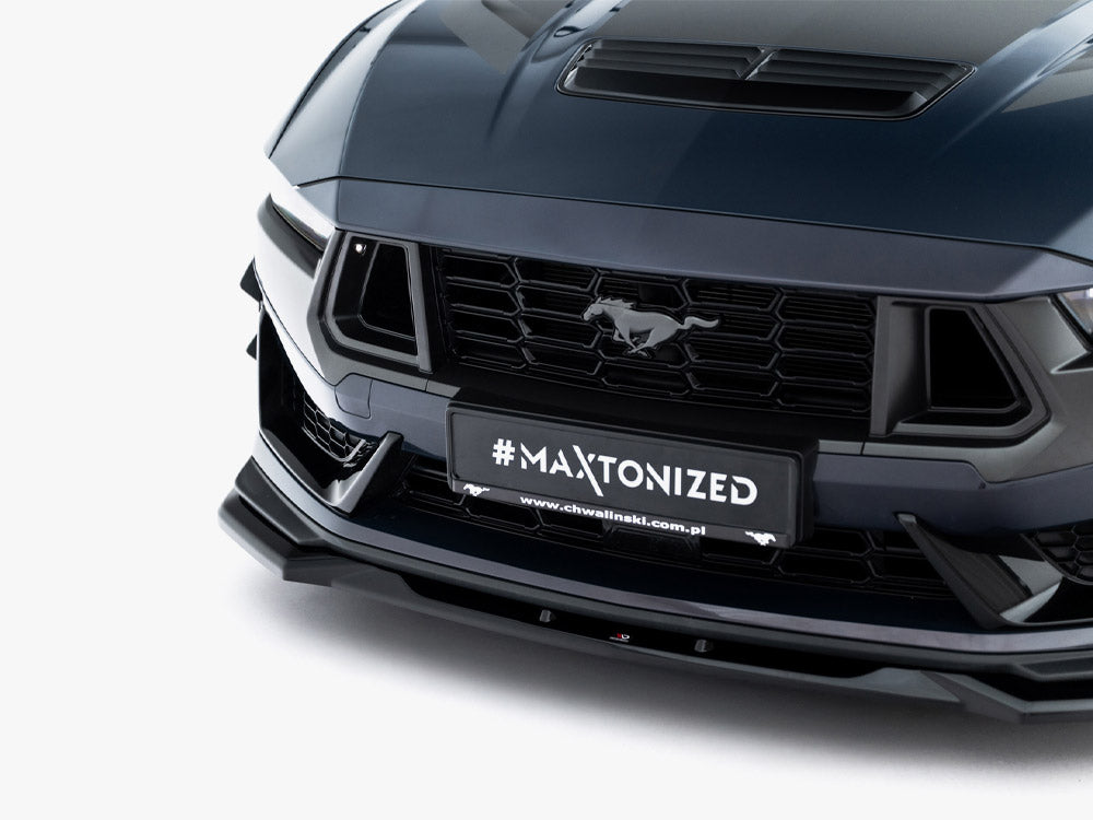Maxton Design - Aftermarket  Front Splitter V.2 Ford Mustang Dark Horse Mk7