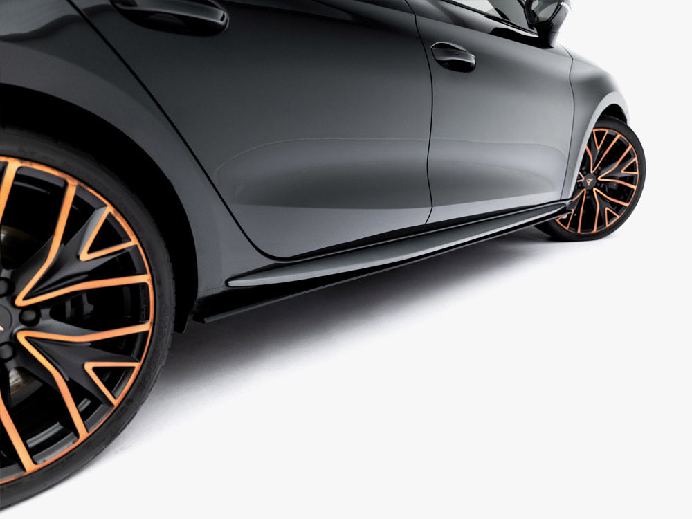 Maxton Design - Aftermarket  Street PRO Side Skirt Diffusers Cupra Leon ST / Hatchback Aero Mk1 / Mk1 Facelift