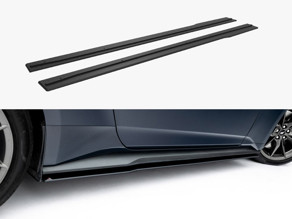 Maxton Design - Aftermarket  Street PRO Side Skirts Diffusers Ford Mustang Dark Horse Mk7