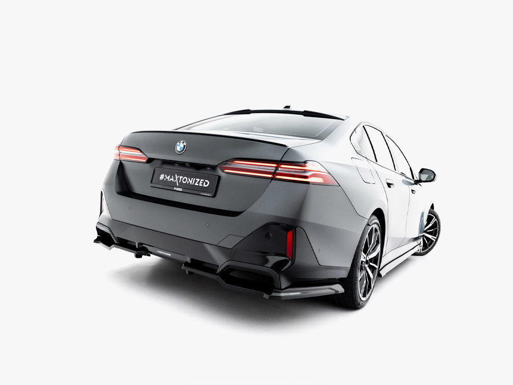 Maxton Design - Aftermarket  Rear Splitter (Vertical Bars) V.1 BMW 5 / i5 M-Pack Sedan / Touring G60 / G61