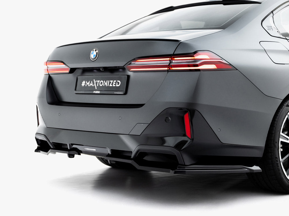 Maxton Design - Aftermarket  Rear Splitter (Vertical Bars) V.1 BMW 5 / i5 M-Pack Sedan / Touring G60 / G61