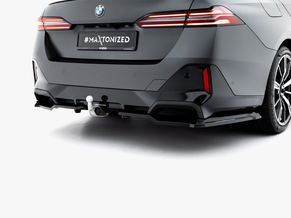 Maxton Design - Aftermarket  Rear Splitter (Vertical Bars) V.1 BMW 5 / i5 M-Pack Sedan / Touring G60 / G61