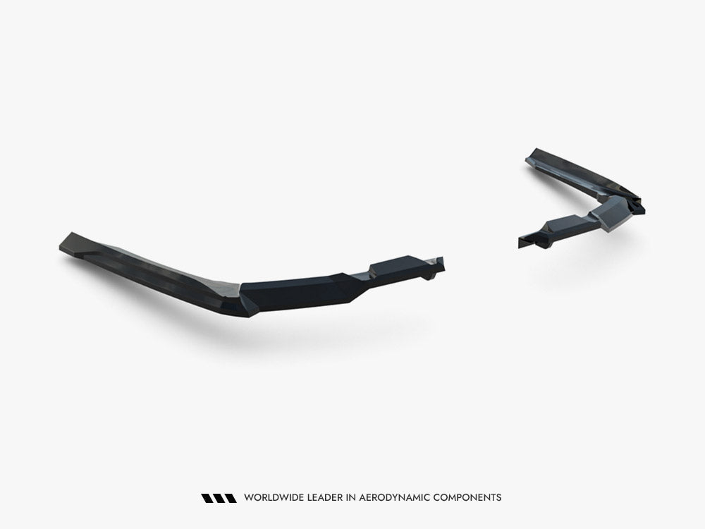 Maxton Design - Aftermarket  Rear Splitter (Vertical Bars) V.1 BMW 5 / i5 M-Pack Sedan / Touring G60 / G61