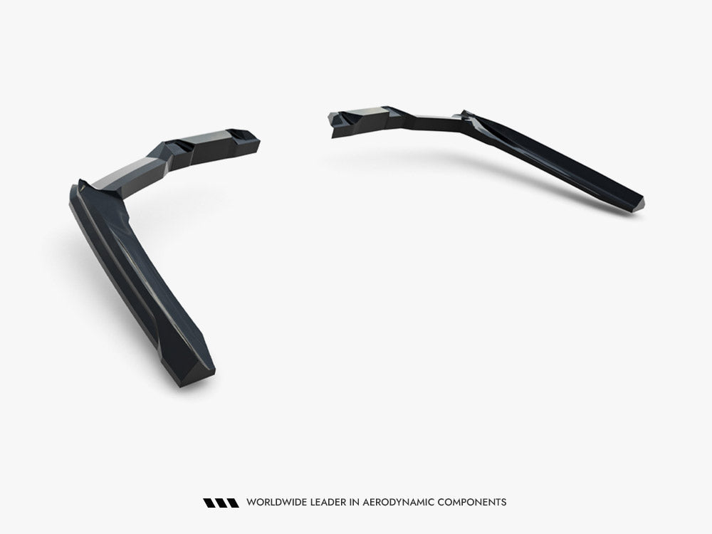 Maxton Design - Aftermarket  Rear Splitter (Vertical Bars) V.1 BMW 5 / i5 M-Pack Sedan / Touring G60 / G61