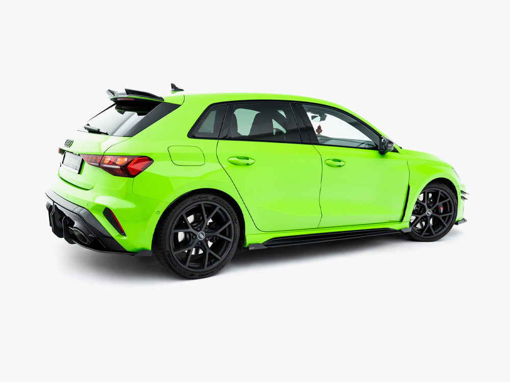 Maxton Design - Aftermarket  Street PRO Side Skirt Diffusers + Flaps Audi RS3 Sportback 8Y Facelift