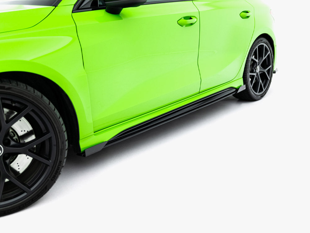 Maxton Design - Aftermarket  Street PRO Side Skirt Diffusers + Flaps Audi RS3 Sportback 8Y Facelift