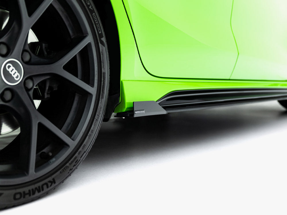 Maxton Design - Aftermarket  Street PRO Side Skirt Diffusers + Flaps Audi RS3 Sportback 8Y Facelift