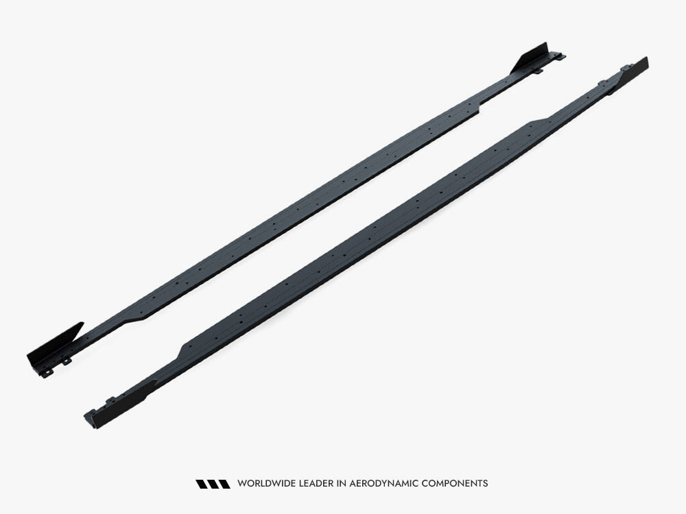 Maxton Design - Aftermarket  Street PRO Side Skirt Diffusers + Flaps Audi RS3 Sportback 8Y Facelift