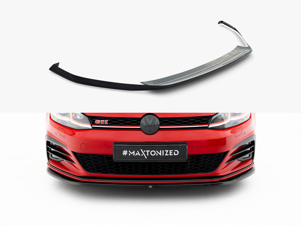 Maxton Design - Aftermarket  Front Splitter V.4 Volkswagen Golf GTI / GTD Mk7 Facelift
