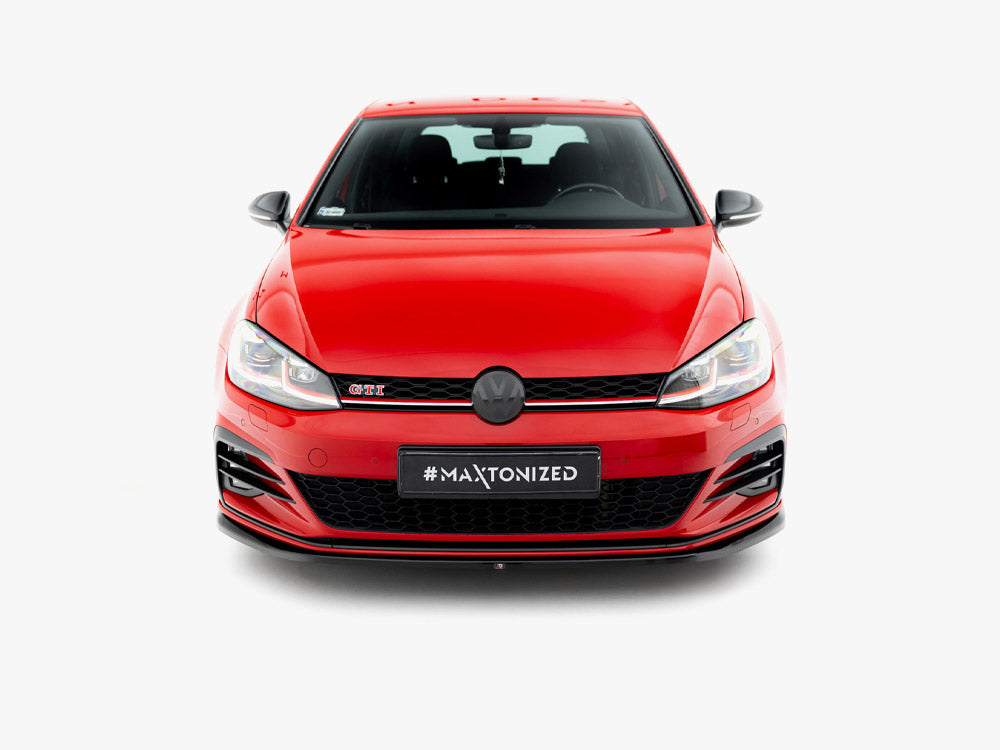 Maxton Design - Aftermarket  Front Splitter V.4 Volkswagen Golf GTI / GTD Mk7 Facelift