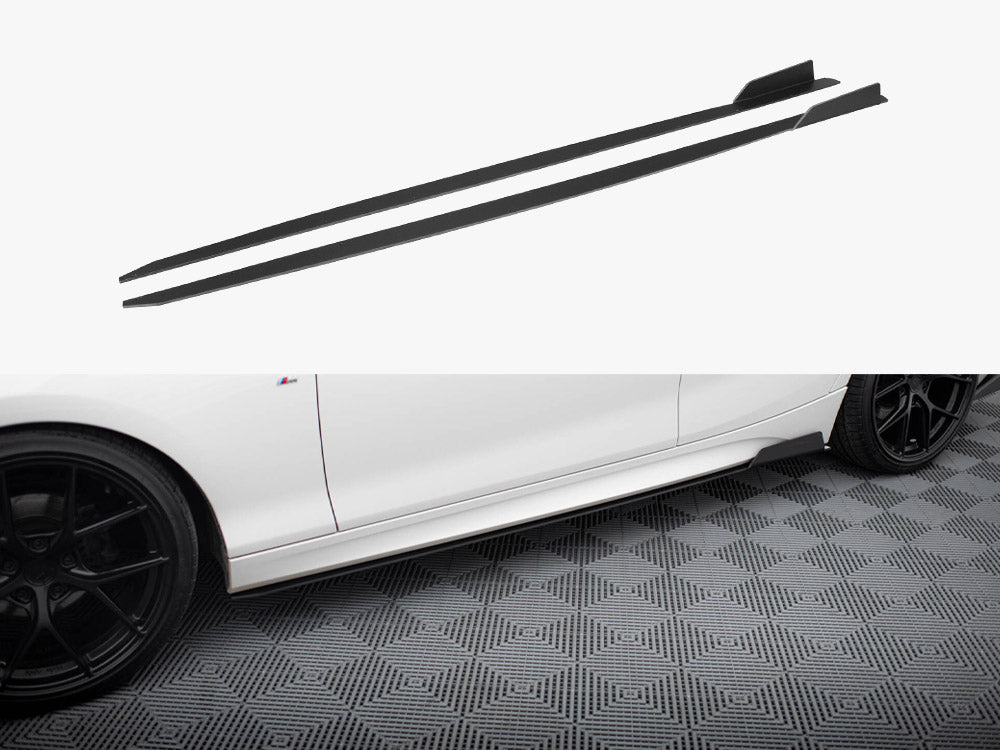 Maxton Design - Aftermarket  RACING SIDE SKIRTS DIFFUSERS BMW 1 F21 M135I / M140I / M-PACK (2011-19)