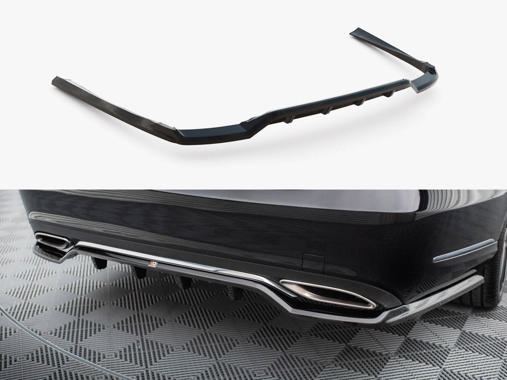 Maxton Design - Aftermarket  Rear Splitter (Vertical Bars) Mercedes-Benz E W212 Facelift