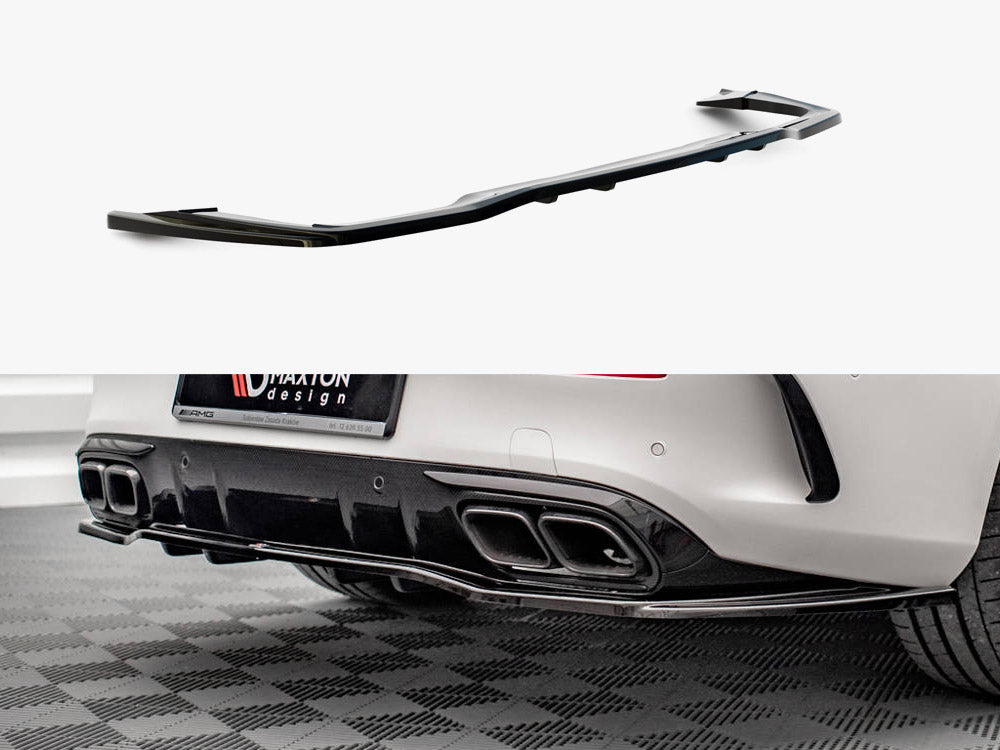 Maxton Design - Aftermarket  Rear Splitter (Vertical Bars) Mercedes-AMG C 63AMG Coupe AMG Aero Pack C205 Facelift