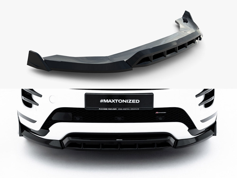 Maxton Design - Aftermarket  Front Splitter Land Rover Range Rover Evoque Dynamic Mk2