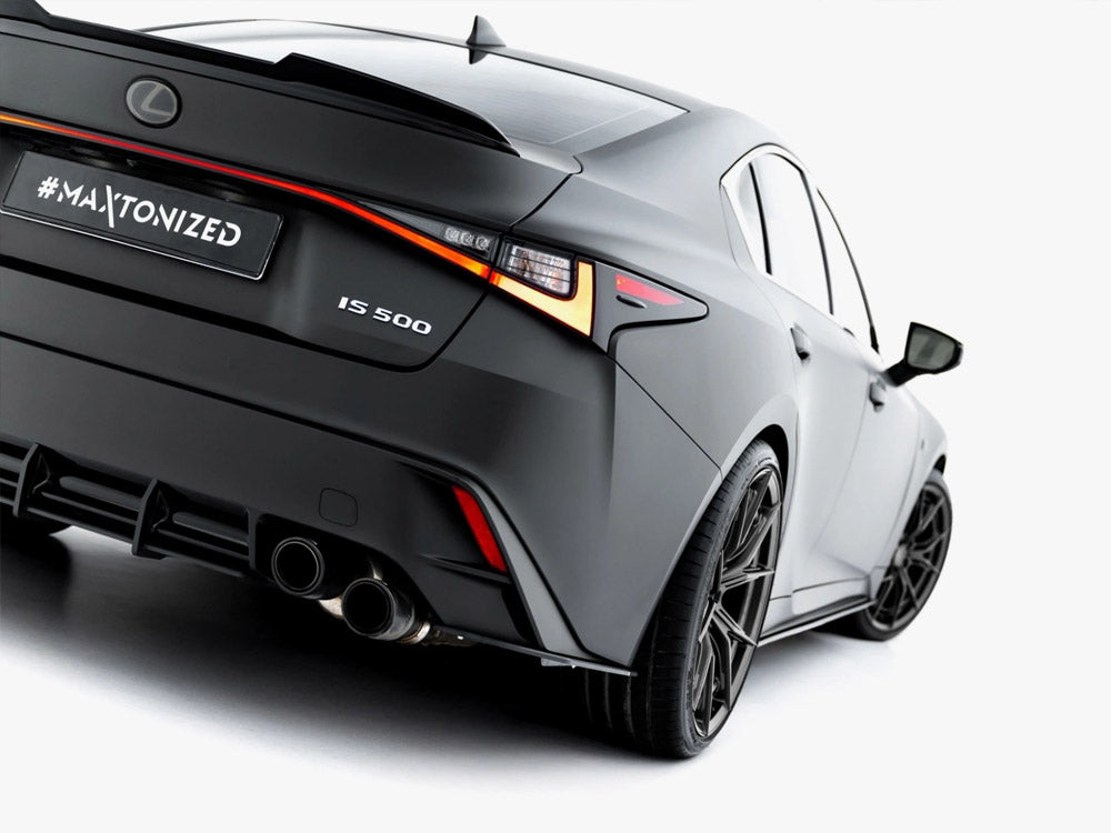 Maxton Design - Aftermarket  Street PRO Rear Side Splitters Lexus IS 500 Mk3 Facelift 2 (XE30)