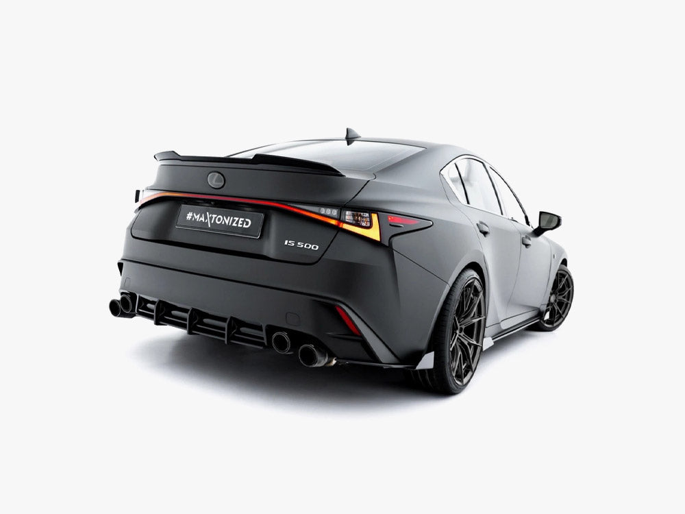 Maxton Design - Aftermarket  Street PRO Rear Side Splitters + Flaps Lexus IS 500 Mk3 Facelift 2 (XE30)