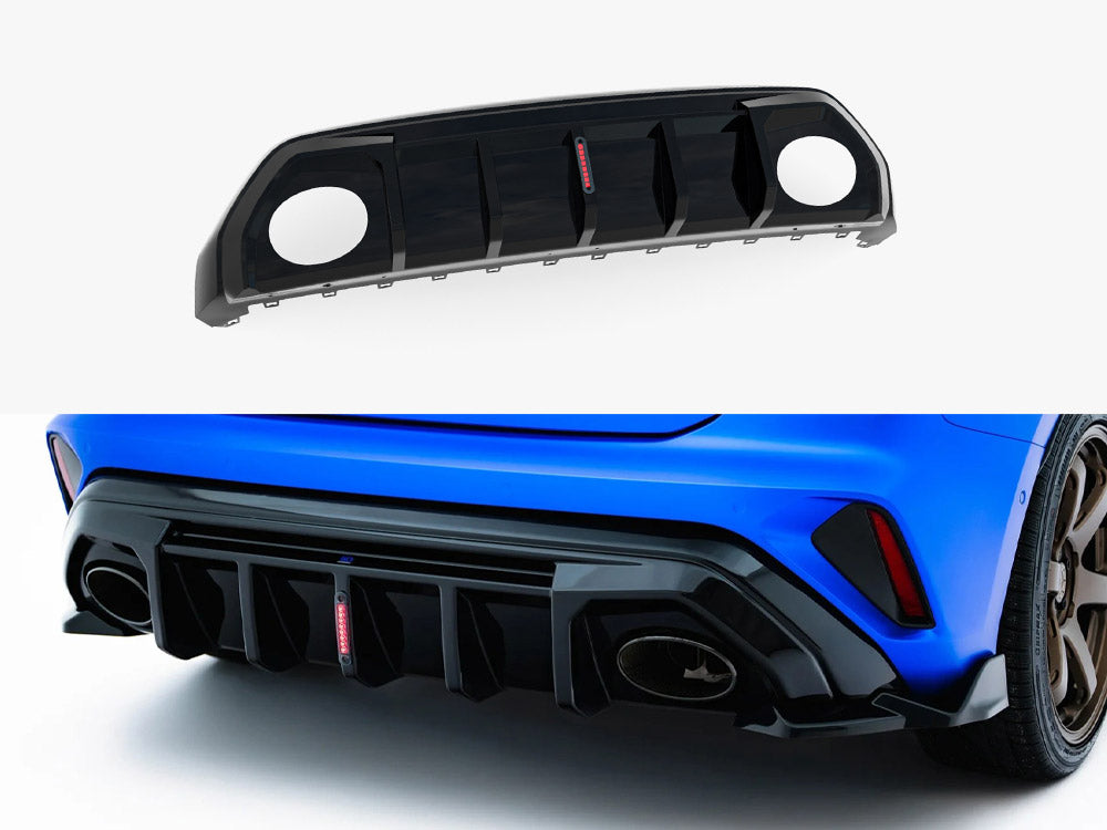 Maxton Design - Aftermarket  Rear Valance Audi RS3 8Y Sportback 8Y Facelift (Version with LED light)