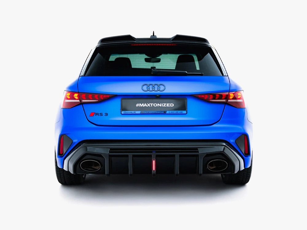 Maxton Design - Aftermarket  Rear Valance Audi RS3 8Y Sportback 8Y Facelift (Version with LED light)