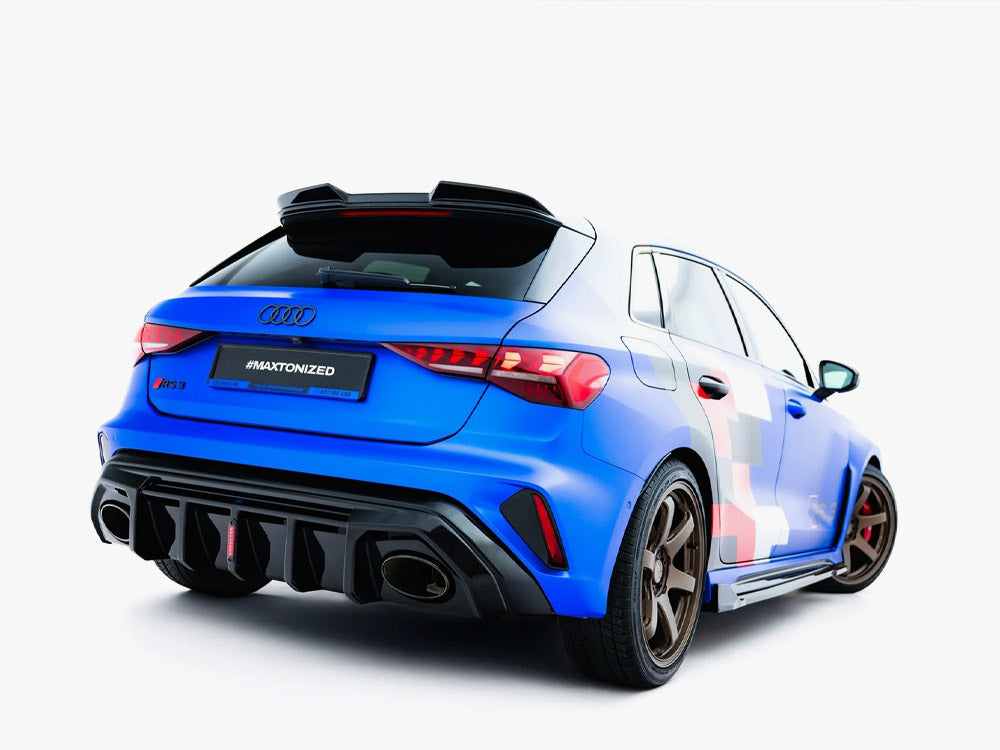Maxton Design - Aftermarket  Rear Valance Audi RS3 8Y Sportback 8Y Facelift (Version with LED light)