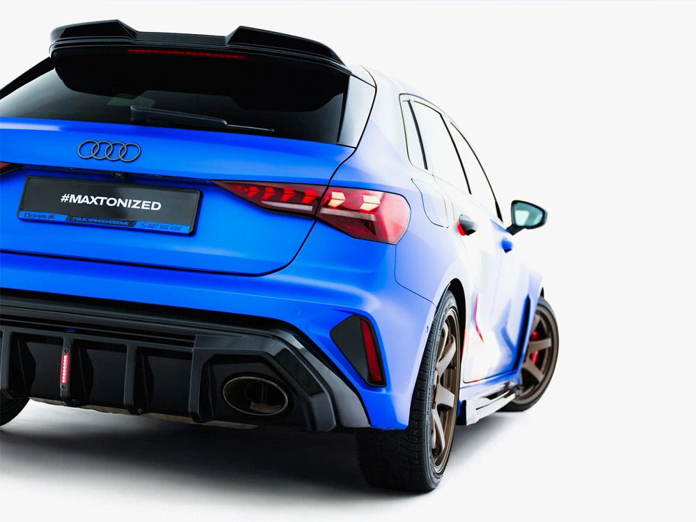 Maxton Design - Aftermarket  Rear Valance Audi RS3 8Y Sportback 8Y Facelift (Version with LED light)
