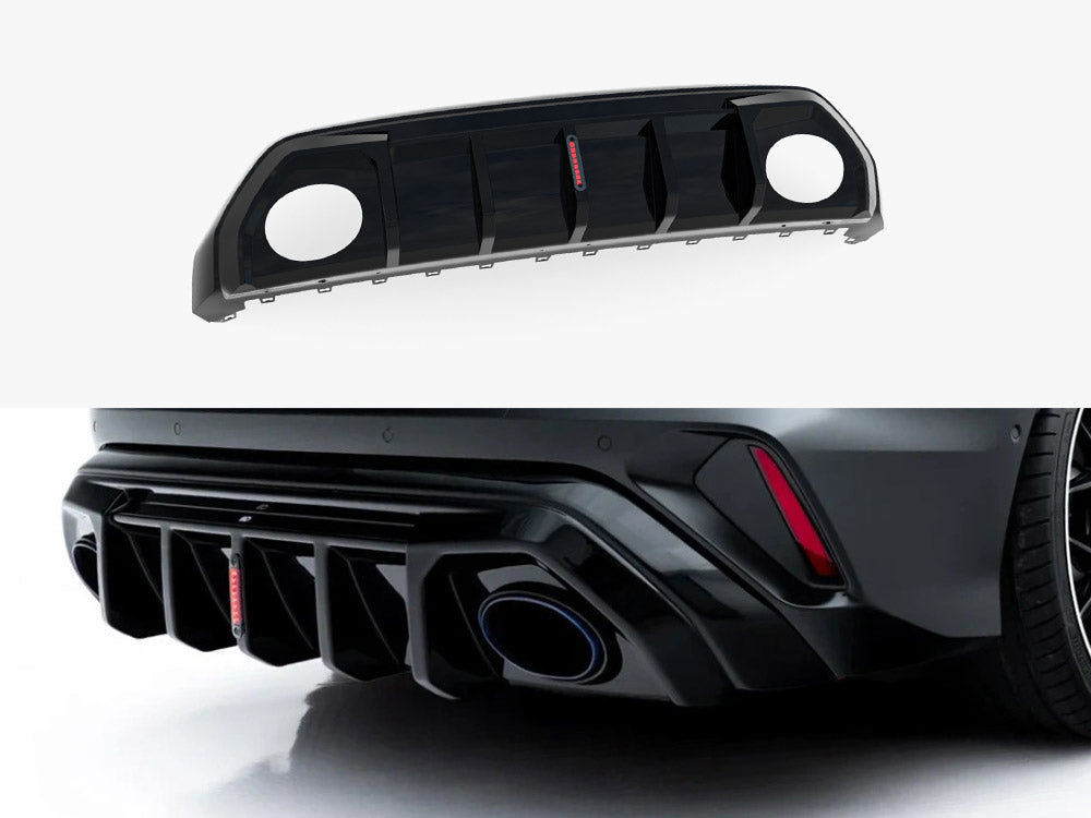 Maxton Design - Aftermarket  Rear Valance Audi RS3 Sedan 8Y Facelift (Version with LED light)