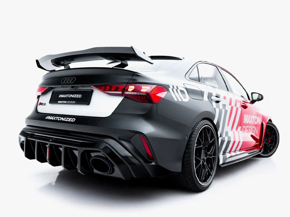 Maxton Design - Aftermarket  Rear Valance Audi RS3 Sedan 8Y Facelift (Version with LED light)
