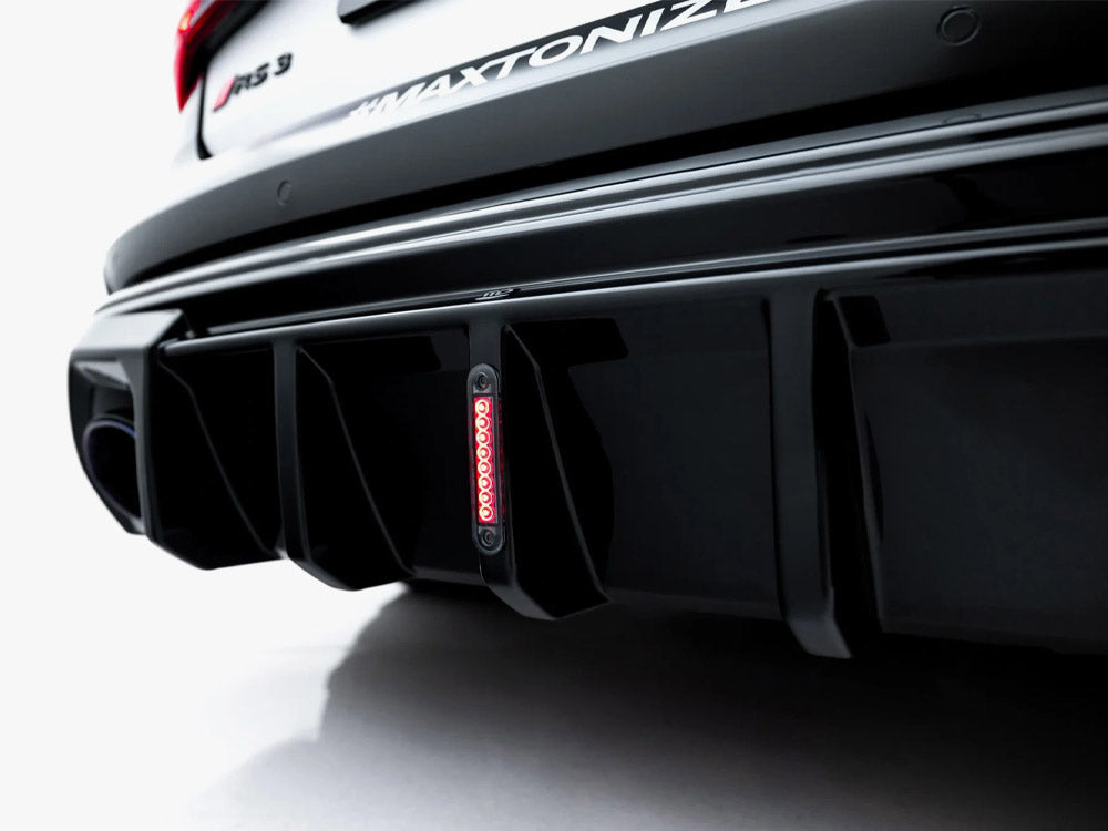 Maxton Design - Aftermarket  Rear Valance Audi RS3 Sedan 8Y Facelift (Version with LED light)