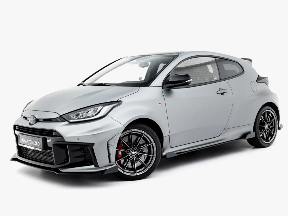 Maxton Design - Aftermarket  Street PRO Side Skirt Diffusers + Flaps Toyota GR Yaris Mk4 Facelift